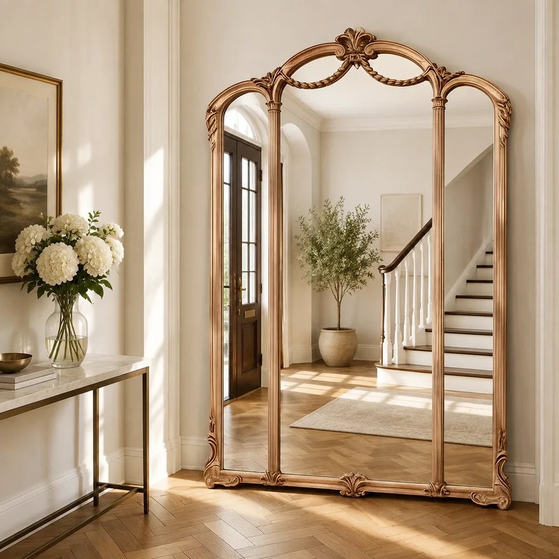 Grand Miroir Trumeau Doré XVIIIe | Trianon