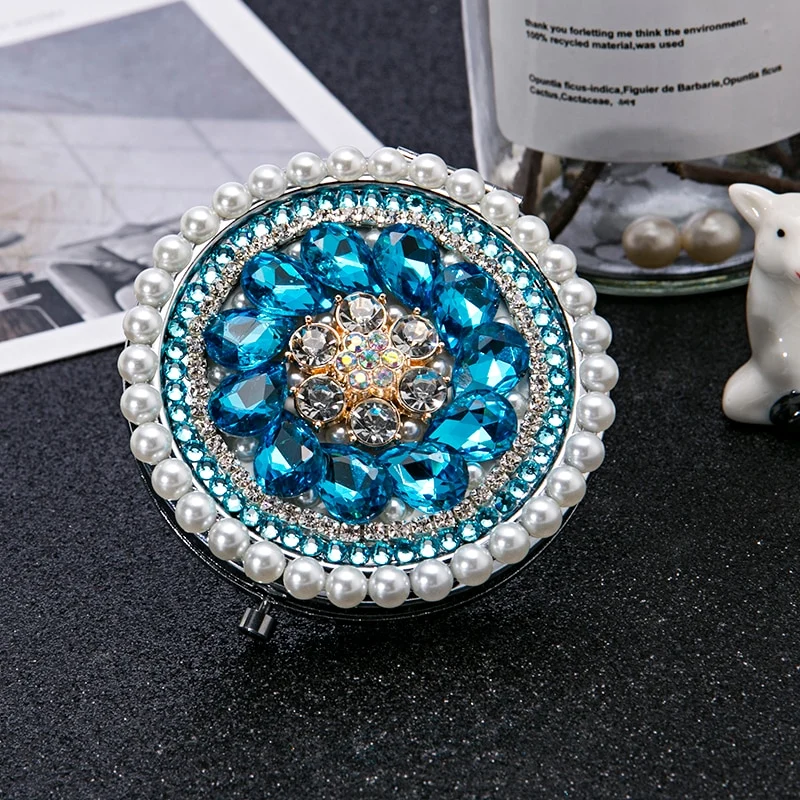 Miroir Rond Turquoise