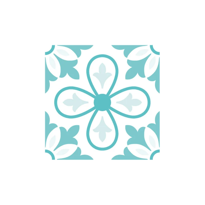 Sticker de sol Malaga Tiffany 20x20 cm