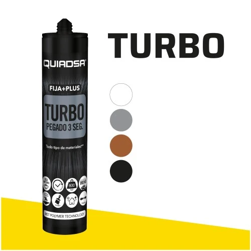 Colle FIXE + PLUS TURBO B.600 Blanco