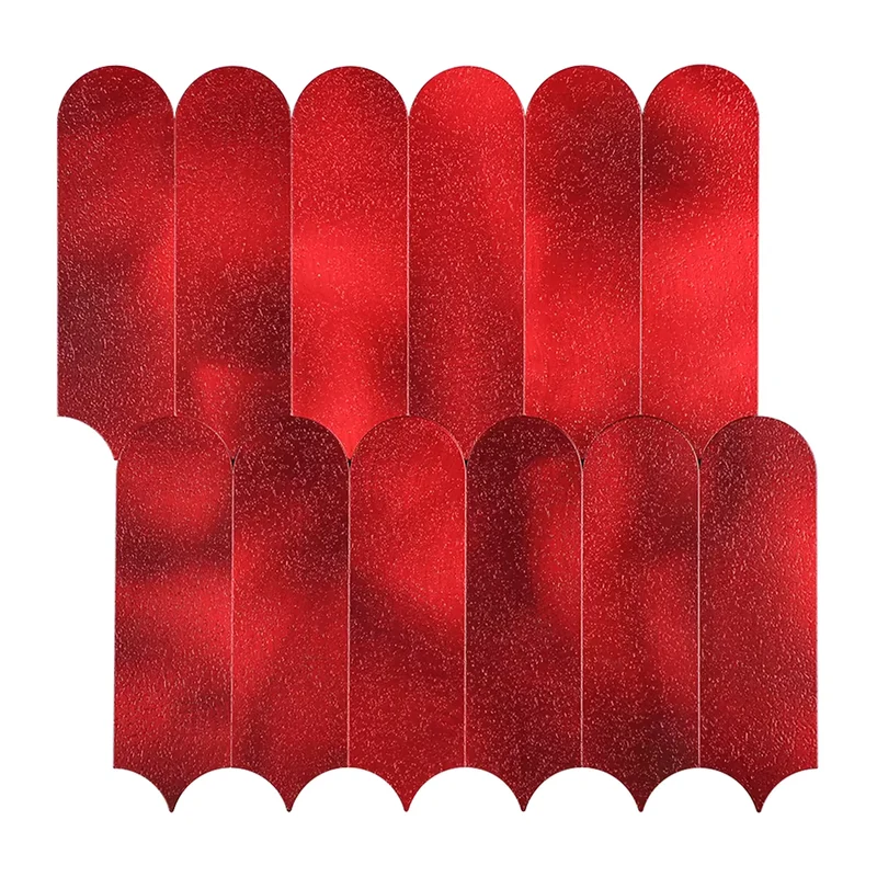 Mosaic Eventail ROUGE — 298×288mm