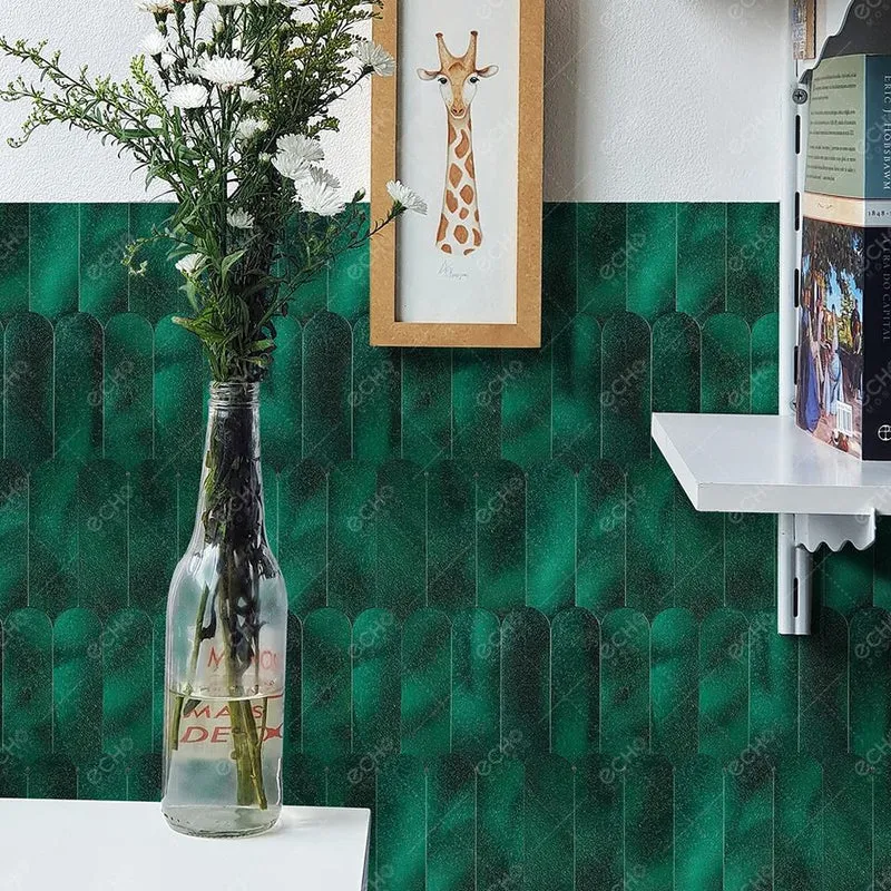 Mosaic Eventail VERT — 298×288mm
