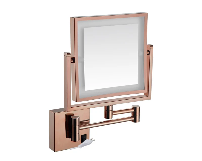 Miroir Grossissant Lumineux Carré