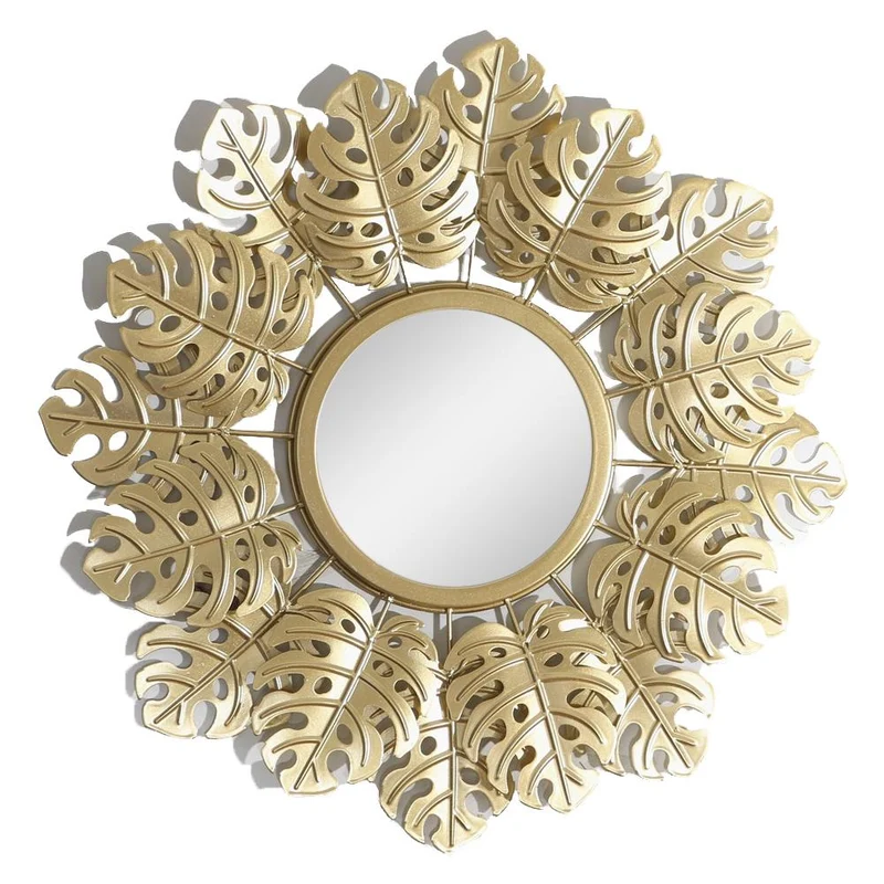Miroir Plume Or