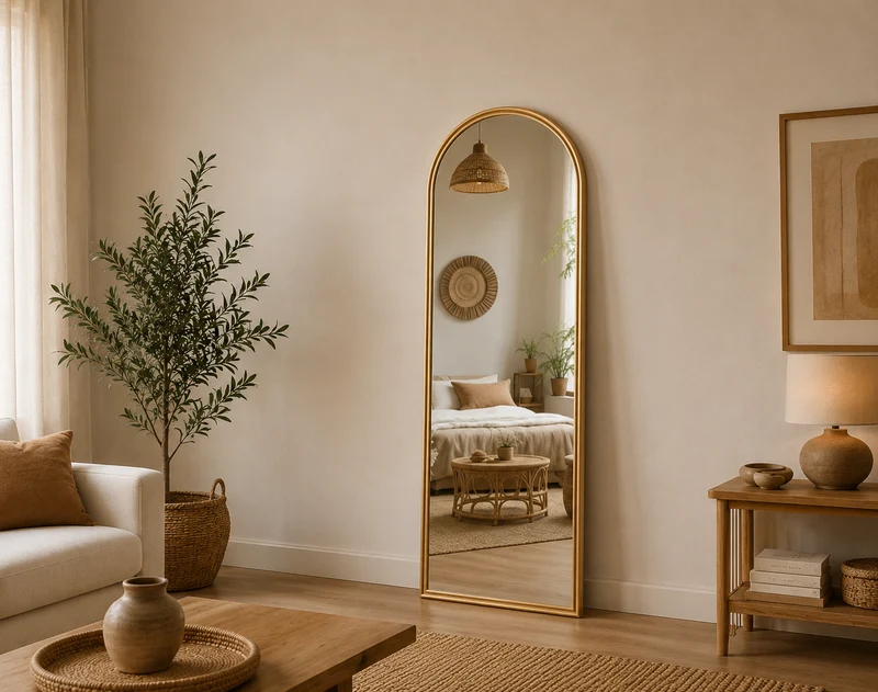 Grand Miroir Sur Pied Arche | Arcosa