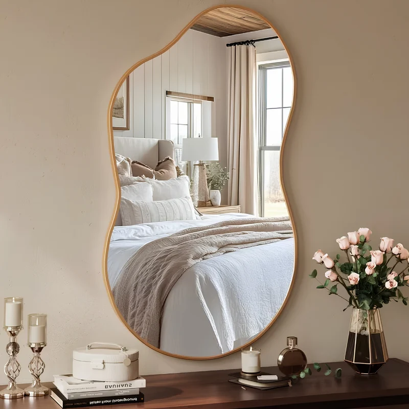 Miroir Mural Organique Asymétrique | Fluida