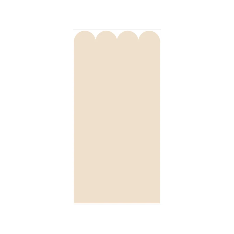 Sticker mural coquille Saint-Jacques 50 x 100 cm Sable