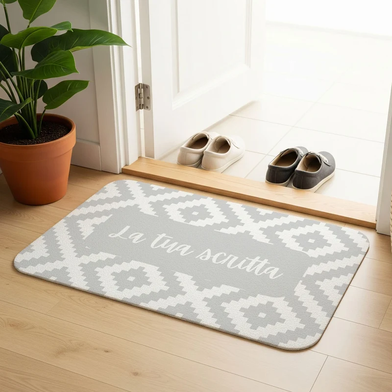 Paillasson ethnique chic - Plusieurs couleurs et tailles disponibles - Personnalisable