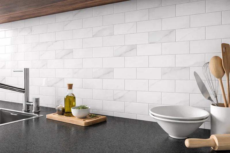 Mosaic Marbre BLANC — 304×304mm