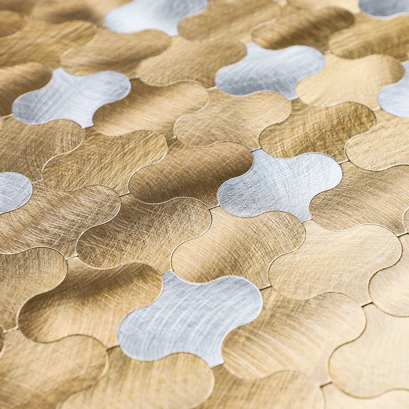 Mosaic Arabesque OR / Argent — 280×275mm