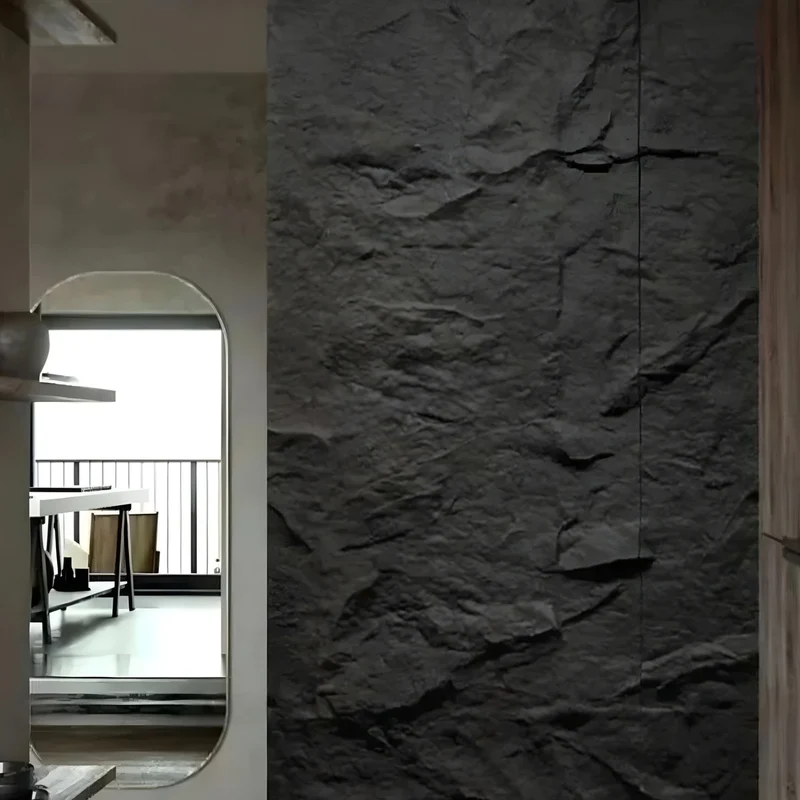 ROCK Roche De Montagne Épaisse En PU - N° 6 Noir 120×60cm