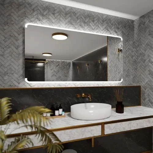 Miroir 180x80 Full Options : Météo, Bluetooth, x5