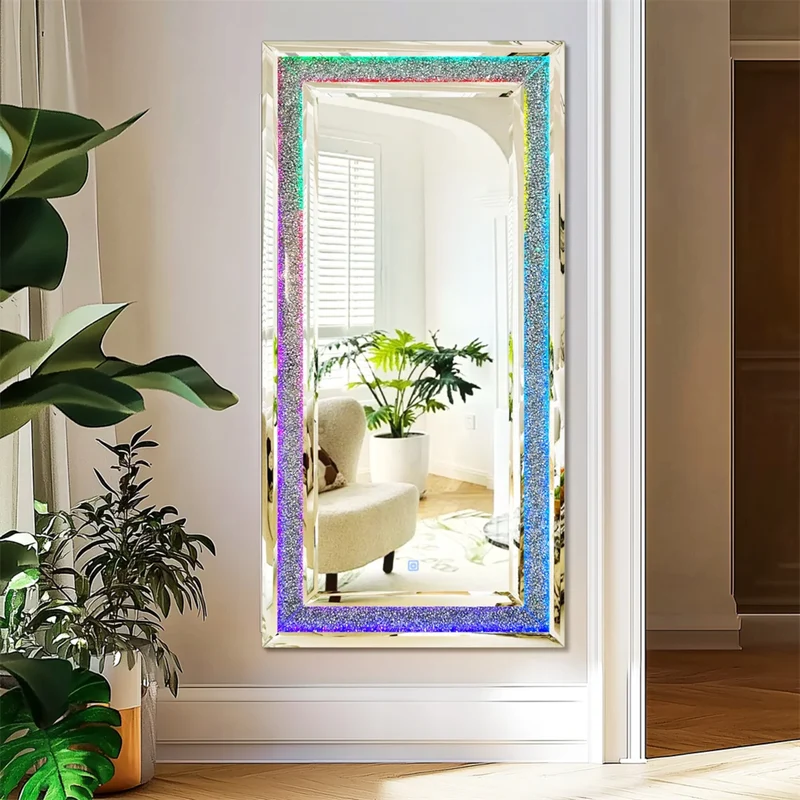 Miroir Chambre LED RGB Cristal 120x60 cm