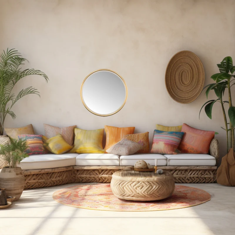 Petit Miroir Rond Doré 20 cm – Format Compact et Finition Brillante