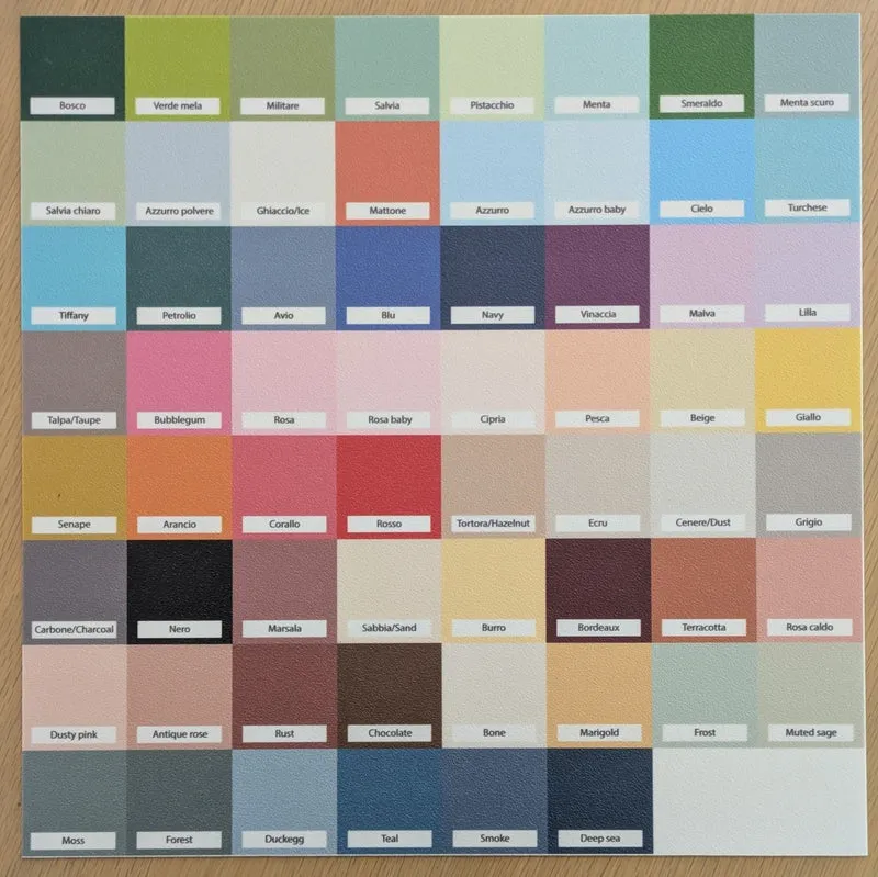 Nuancier - Tapis et sets de table en vinyle