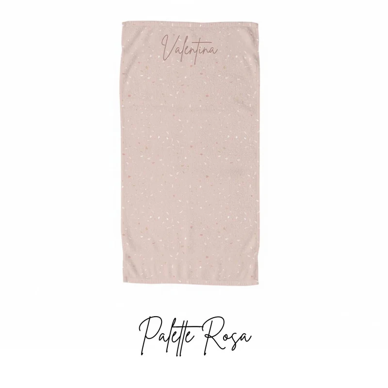 Serviette de plage personnalisée pour terrasse - Plusieurs couleurs disponibles
