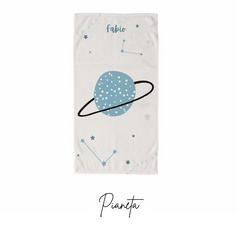 Serviette de plage personnalisée sur le thème de l'espace - Plusieurs modèles disponibles