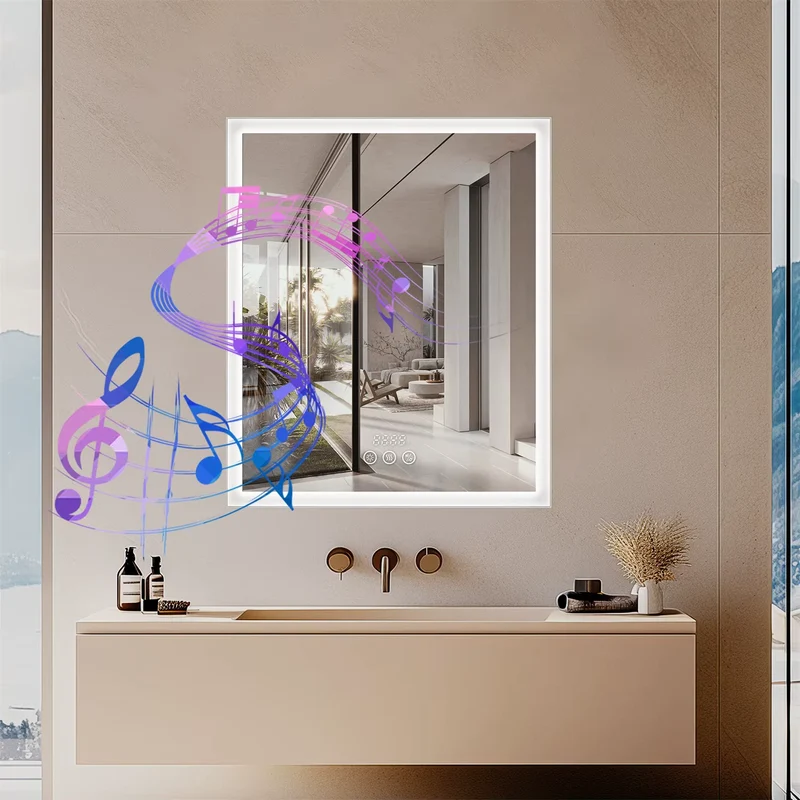 Miroir Armoire de Toilette : LED, Bluetooth et Antibuée