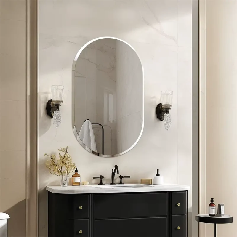 Miroir Simple 60x120 : Sans Cadre, Verre Trempé