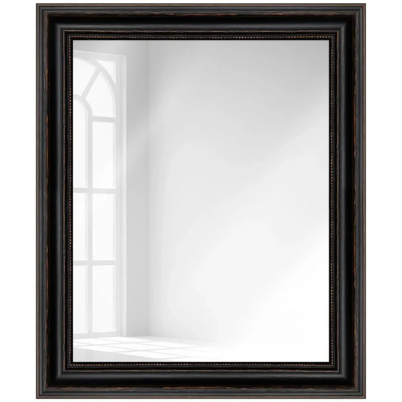 Miroir 110x60 : Cadre Bois Massif, Fabrication Allemande
