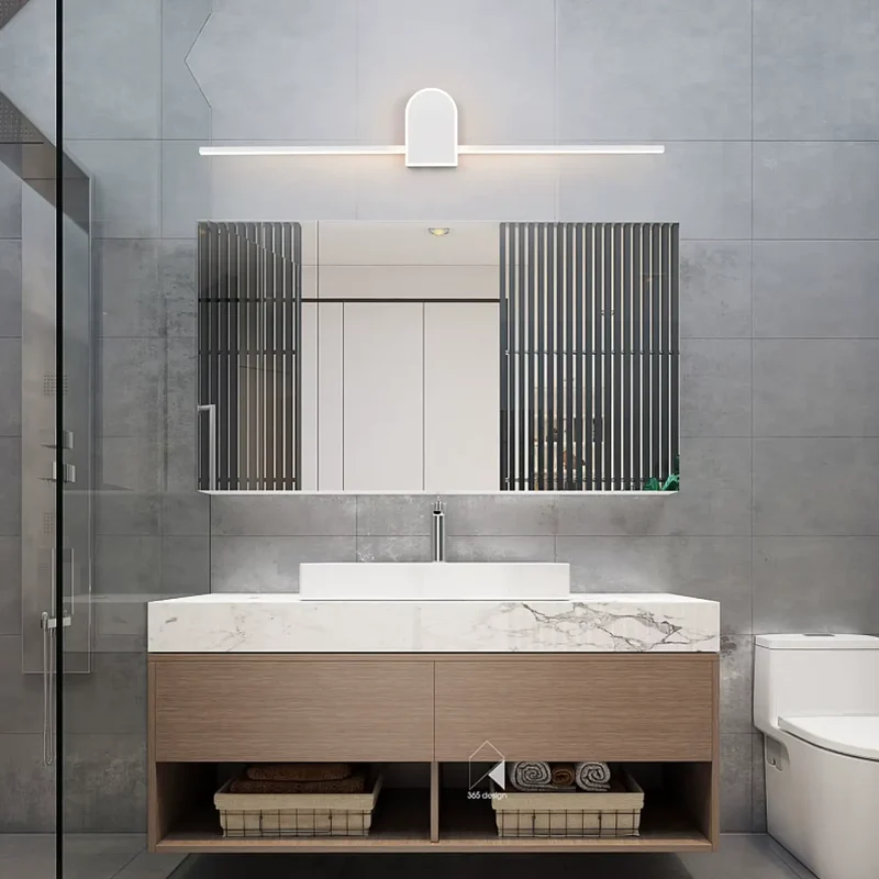 Miroir Salle de Bain 90x70 : Sans Éclairage, Épuré