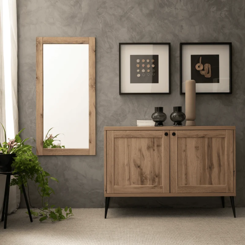 Miroir bois brut 120x60 cm - De Nature Authentique