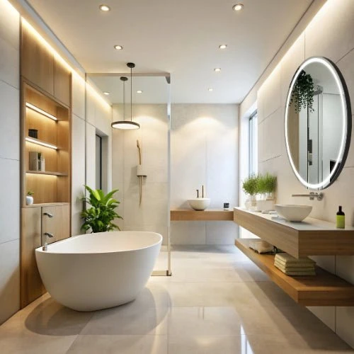 Miroir Rond 70 cm LED : Noir, Or Brossé ou Blanc Alpin