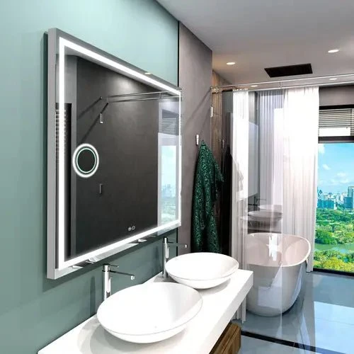 Miroir 100x70 : AGC MIROX, LED 2400-7000 K, Zone x5