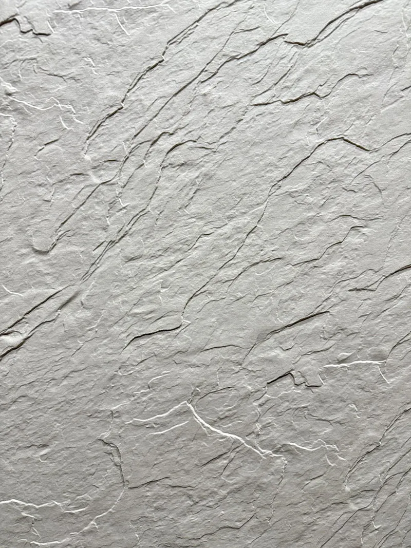 Pierre tendre Ardoise Strata — Blanc pur