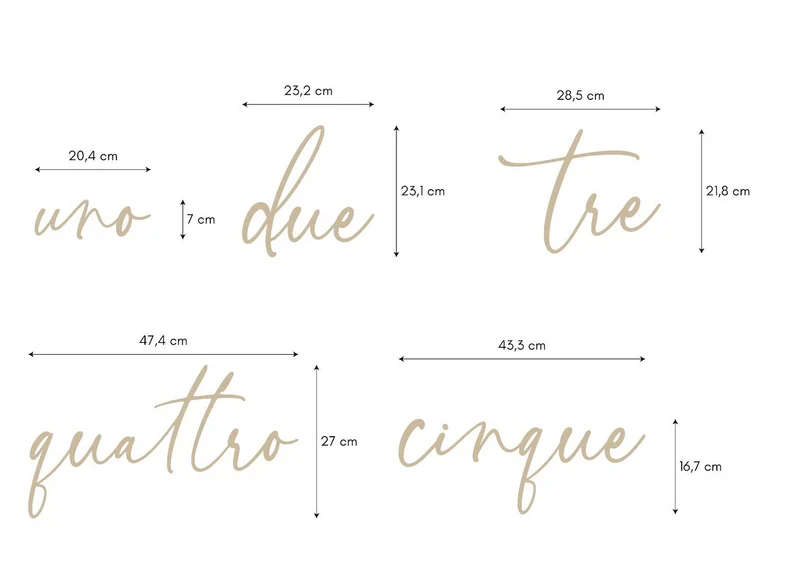 Lettrage en bois sur commande
