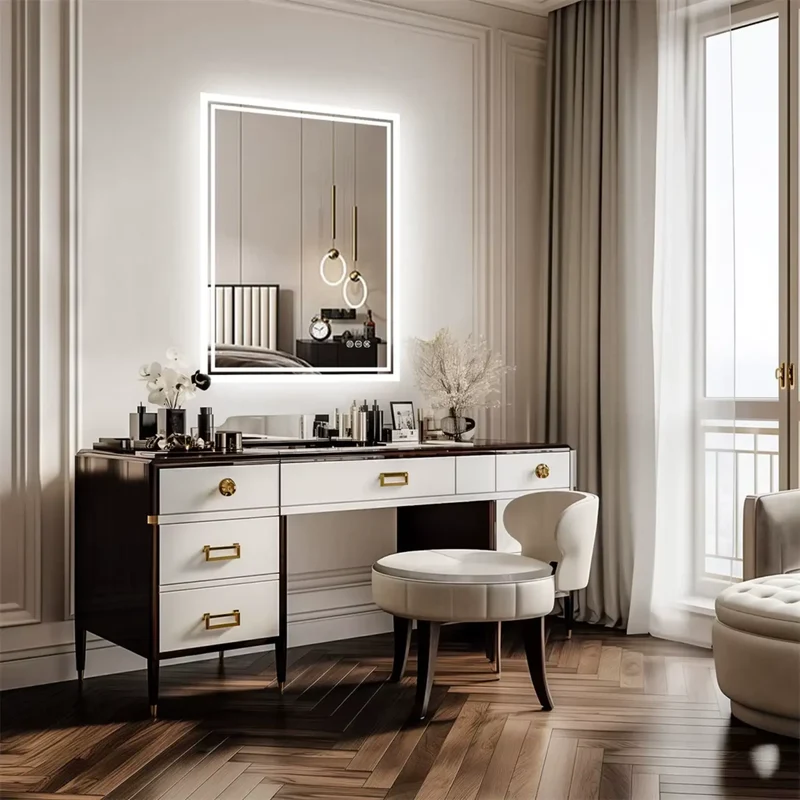 Miroir Mural Lumineux - Élégance et Praticité pour Votre Intérieur