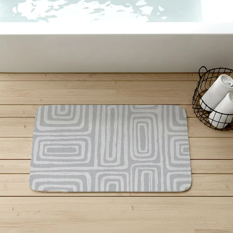 Tapis de bain antidérapant Inkline - Disponible en plusieurs couleurs et tailles