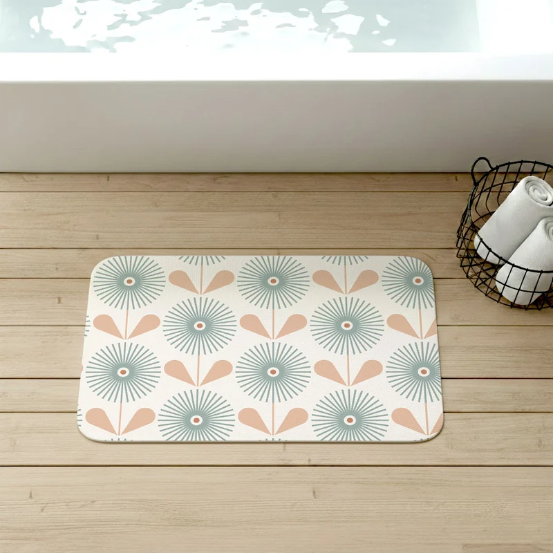 Tapis de bain antidérapant Sunflower Dusk - Plusieurs tailles disponibles