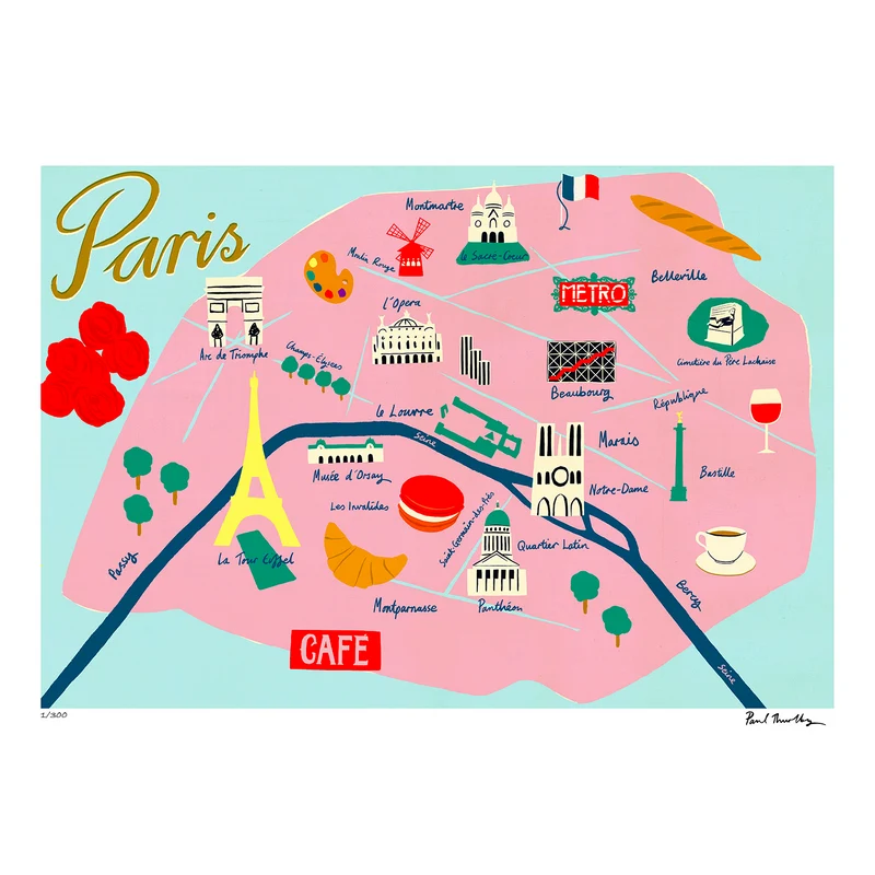 MAP DE PARIS