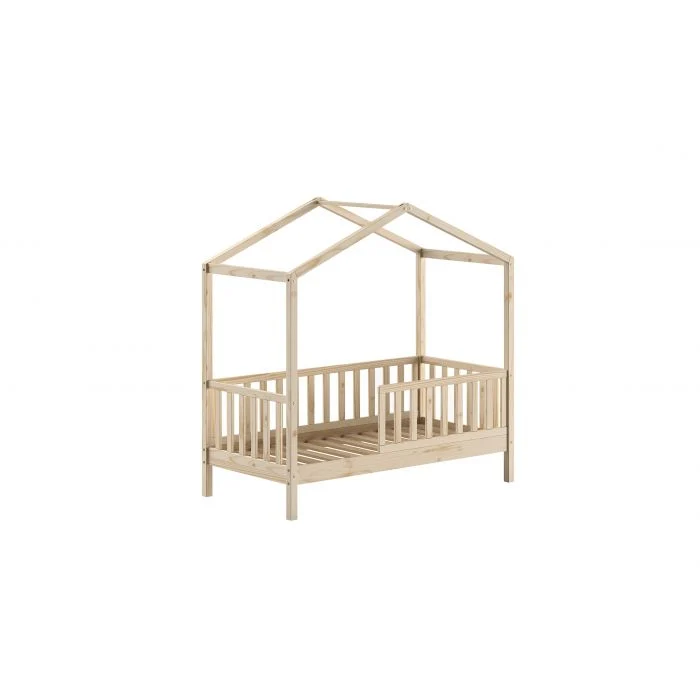 Lit cabane pour enfants DALLAS 70 x 140 cm Jaxx Wood