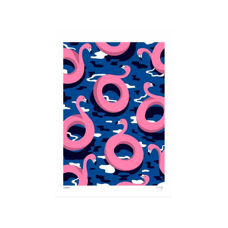 FLAMINGO PARTY 2 A3