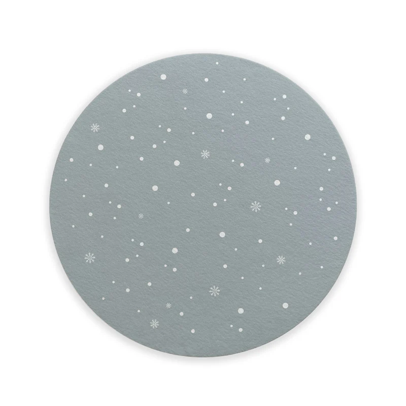 Tapis de sapin de Noël enneigé - Plusieurs couleurs disponibles