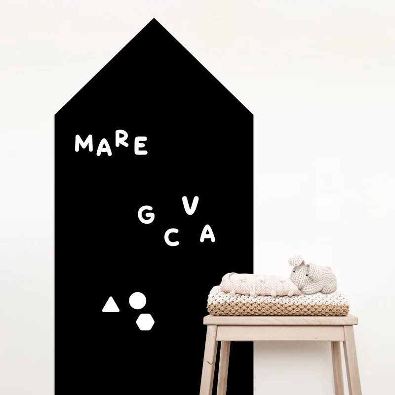 Tableau blanc magnétique Maison - Noir