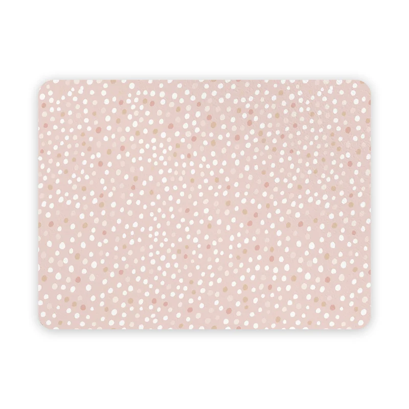 Sets de table pour enfants à pois roses