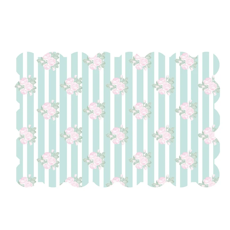 Sets de table rayés American Shabby - 3 couleurs disponibles