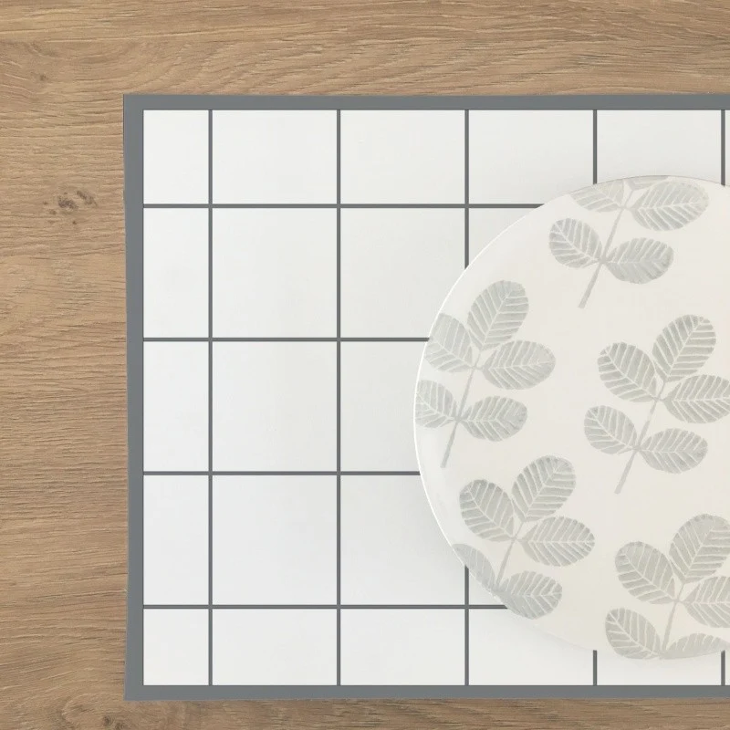 Set de table en PVC à carreaux - Plus de couleurs disponibles