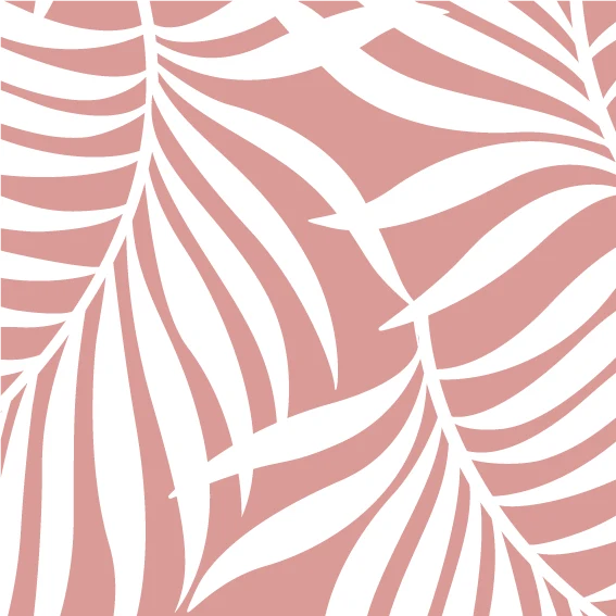 Vinyle Feuilles Tropicales Rose Vif 50x300 cm