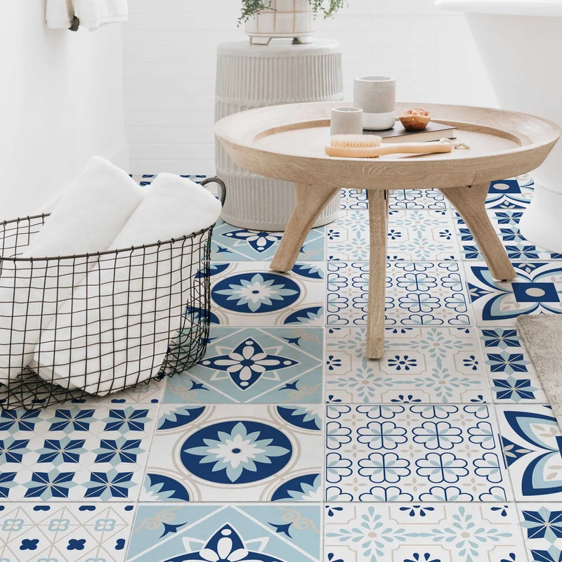 Autocollants de carrelage de sol Porto - Plusieurs tailles disponibles