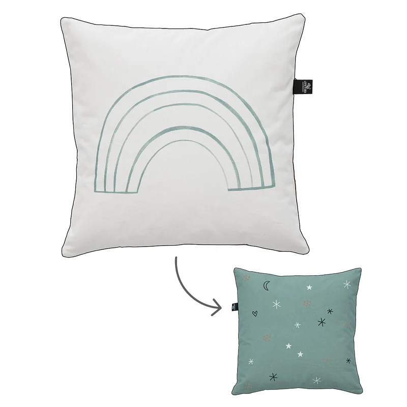 Coussin à vie arc-en-ciel Fairy Dust