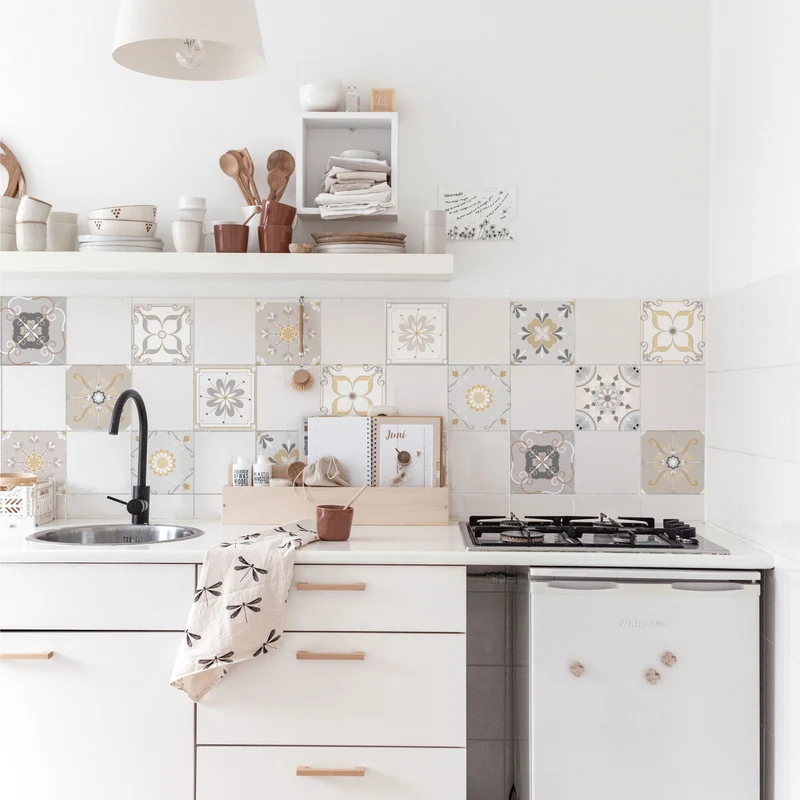 Autocollants pour carrelage Carreaux vintage - Plus de tailles disponibles