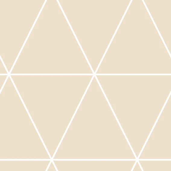100x100 cm Vinyle Triangles Sable