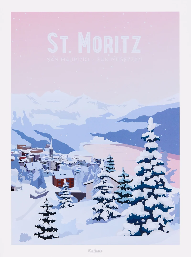La Jonx ST. MORITZ Poster