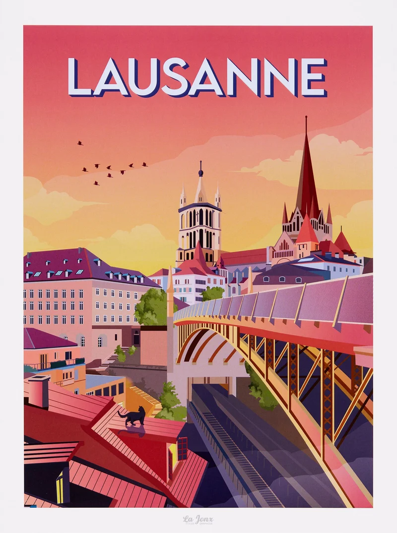 La Jonx LAUSANNE Poster