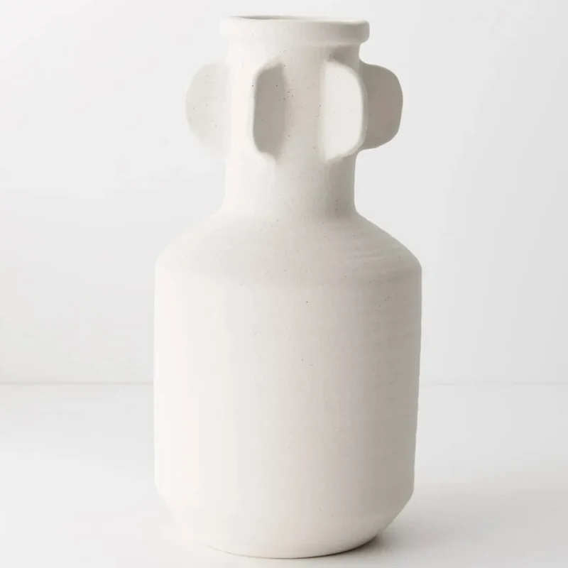 Bessie Vase - White Ceramic