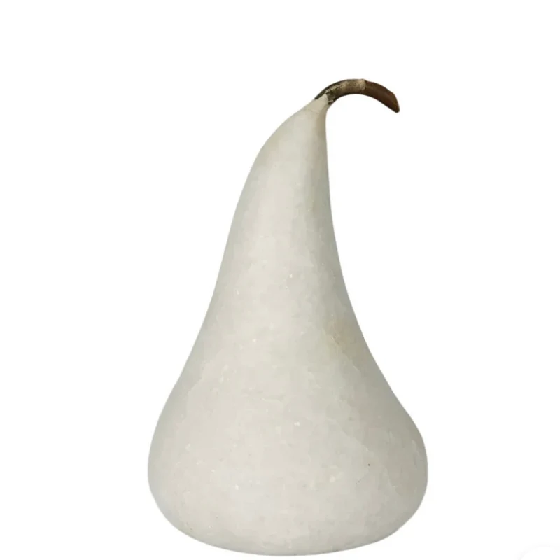 Marble White Pear - Large